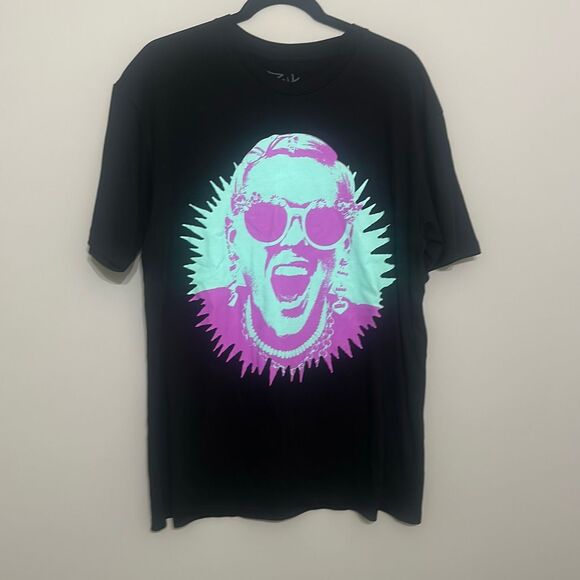 Pink Mens Black Short Sleeve Summer Carnival 2024 USA Tour Concert T-Shirt Large - Picture 1 of 5